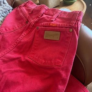 Vintage Women's Western Red Wranglers - size 9